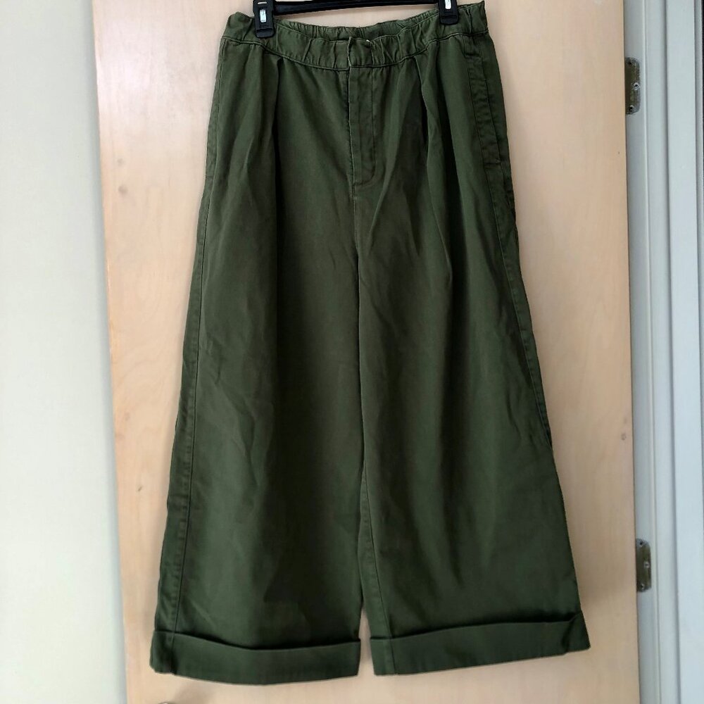 NWT Free People 'After Love' Cuff Pants MOSS SONG Size Medium